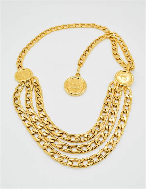 chanel classic gold chain